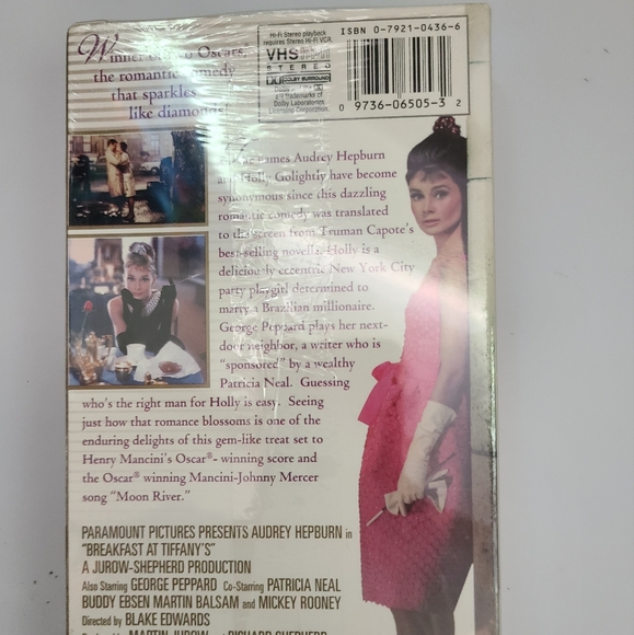 Breakfast At Tiffany's Unopened VHS Paramount Pictures - Picture 4 of 5